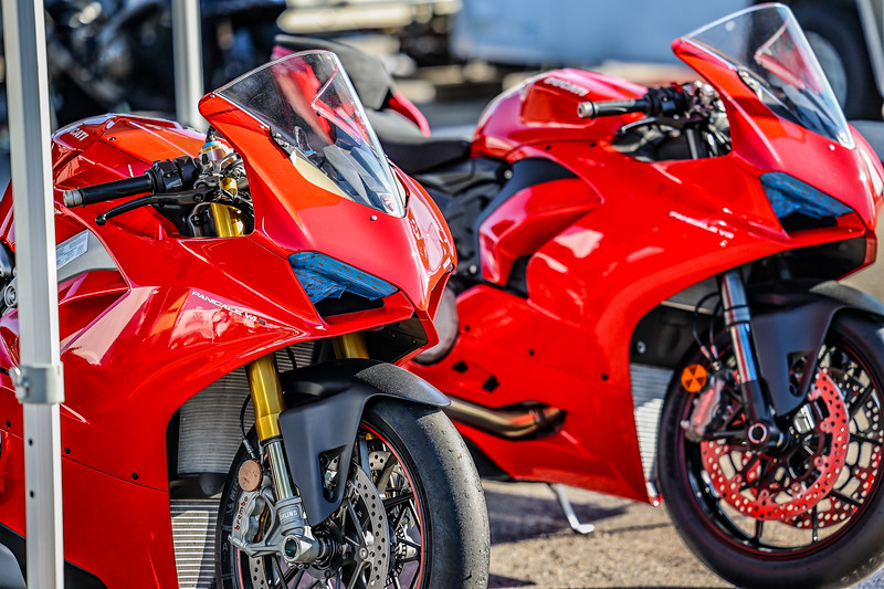 Ducati Panigale at a club event