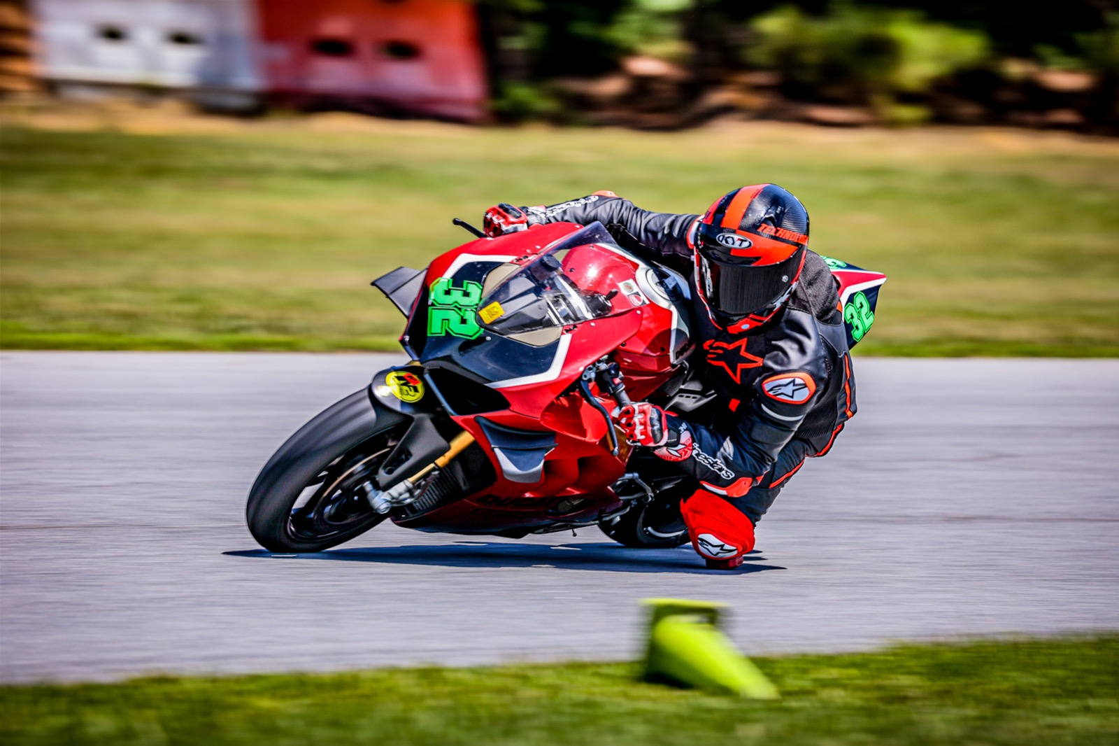 Ducati Panigale on track